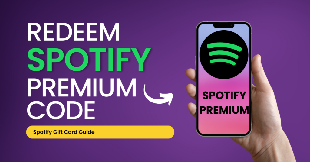 redeem spotify premium code