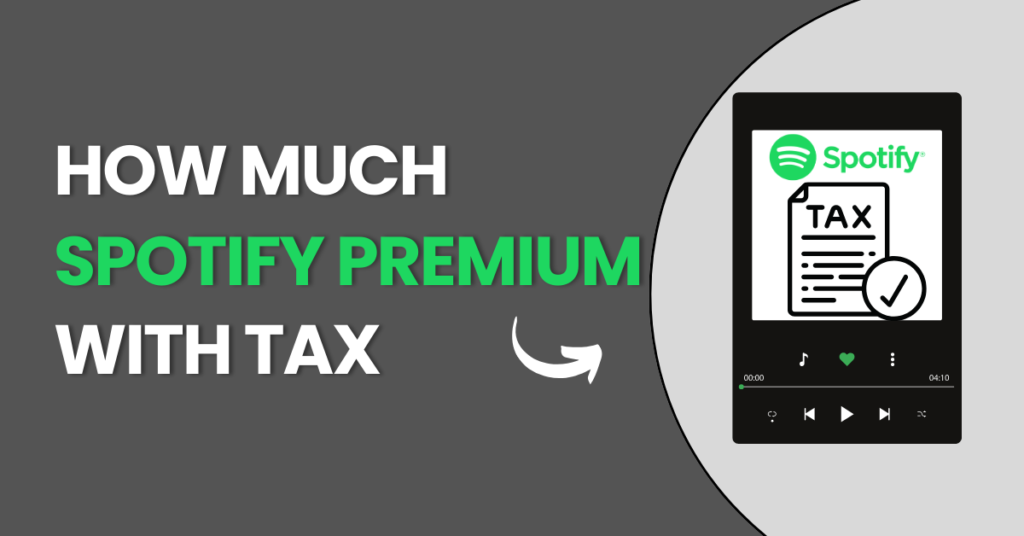 spotify premium with tax