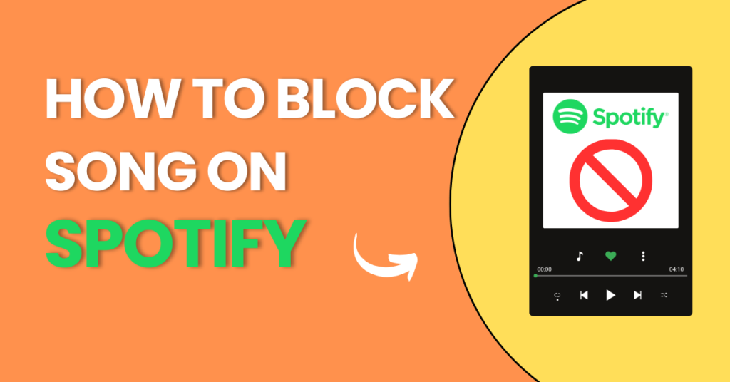 how to block a song on spotify